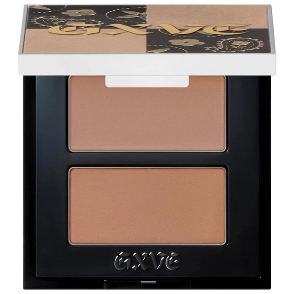 NIB GXVE Pick It Up Cream Contour & Powder Bronzer Duo TOASTIN' (LIGHT SHADE)